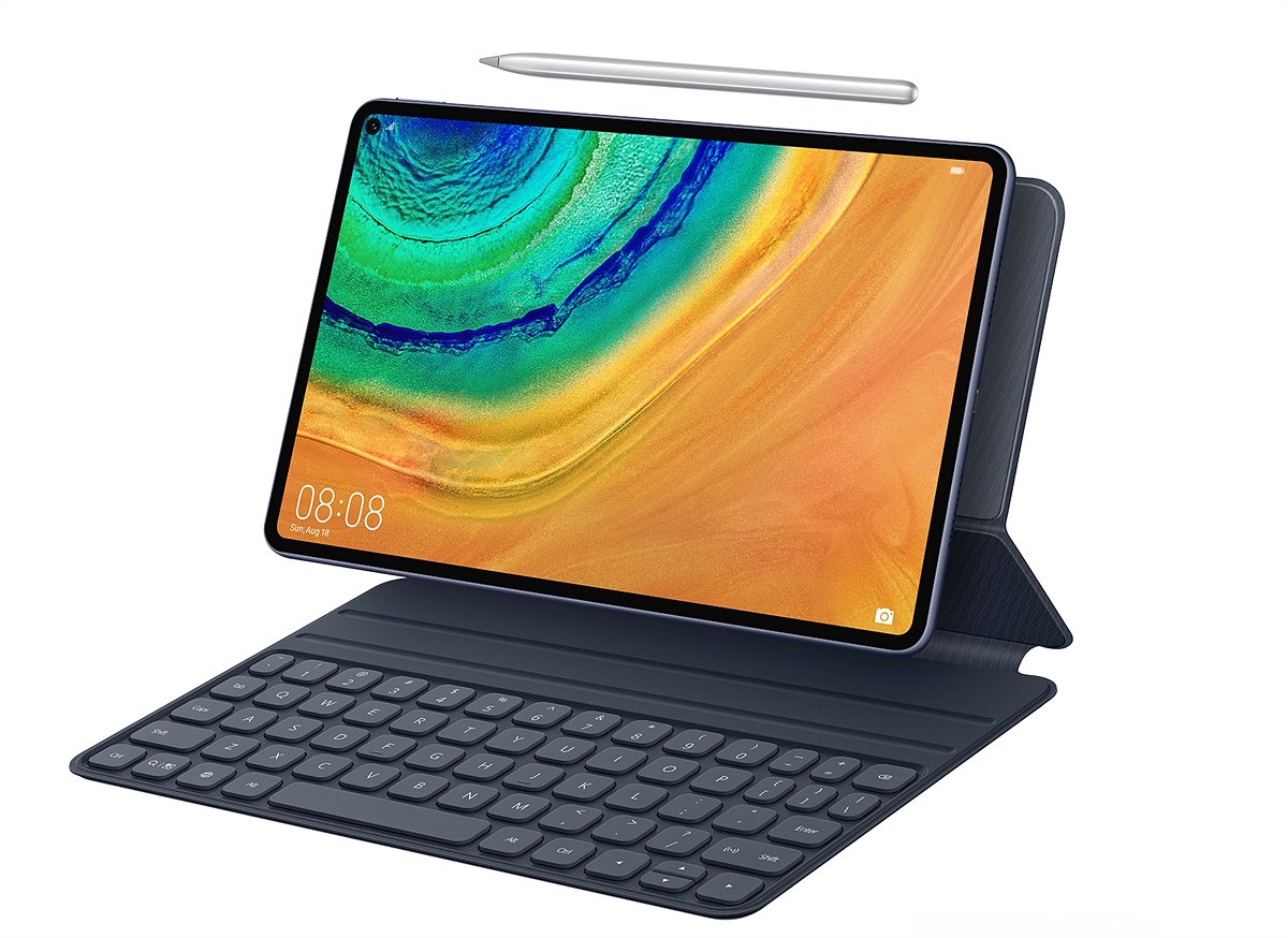 Huawei MatePad Pro mit Huawei M-Pencil und Huawei Smart Magnetic Keyboard