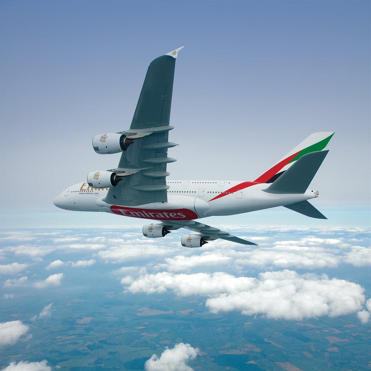 Der Emirates Airbus A380