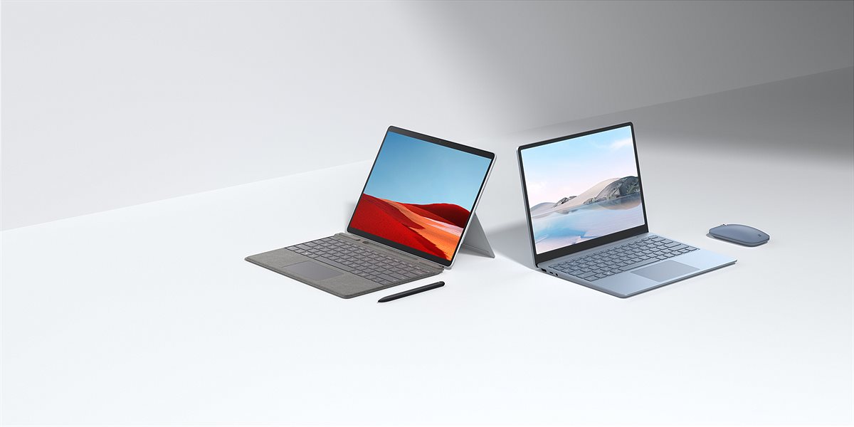 Microsoft kündigt Surface Laptop Go, Updates für Surface Pro X an