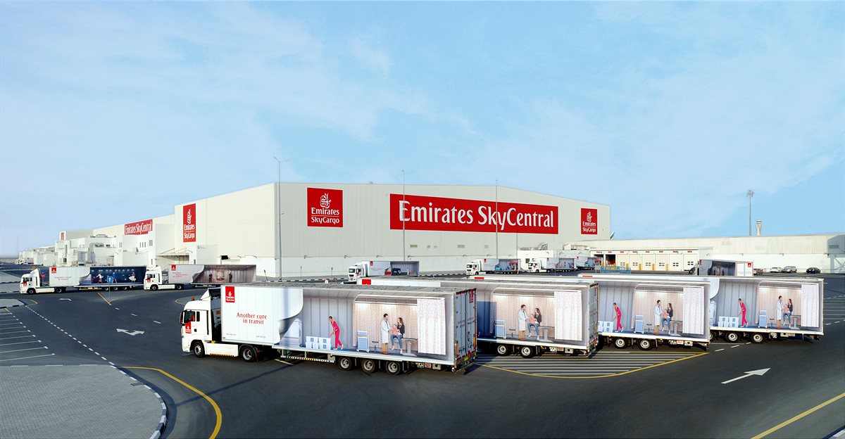 Emirates Sky Central DWC wird zum weltweit ersten GDP-konforme Luftfracht-Drehkreuz