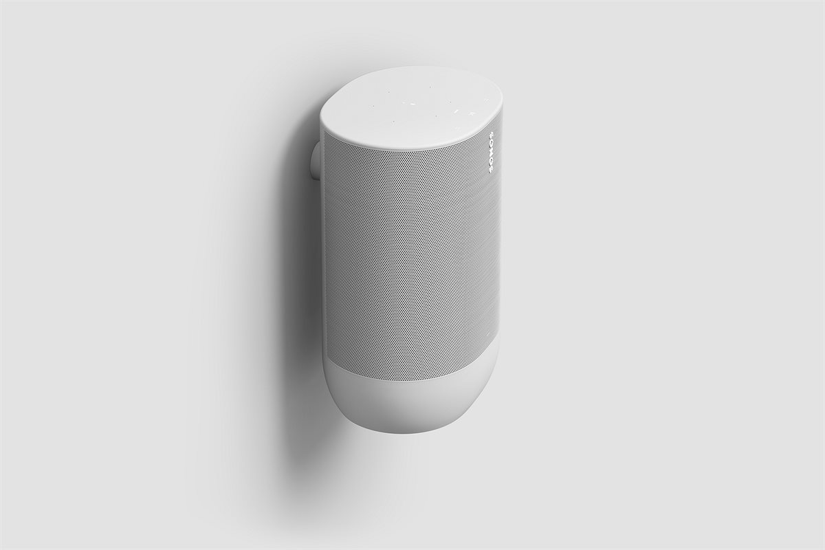 Sonos Move on Wall Hook - Lunar White