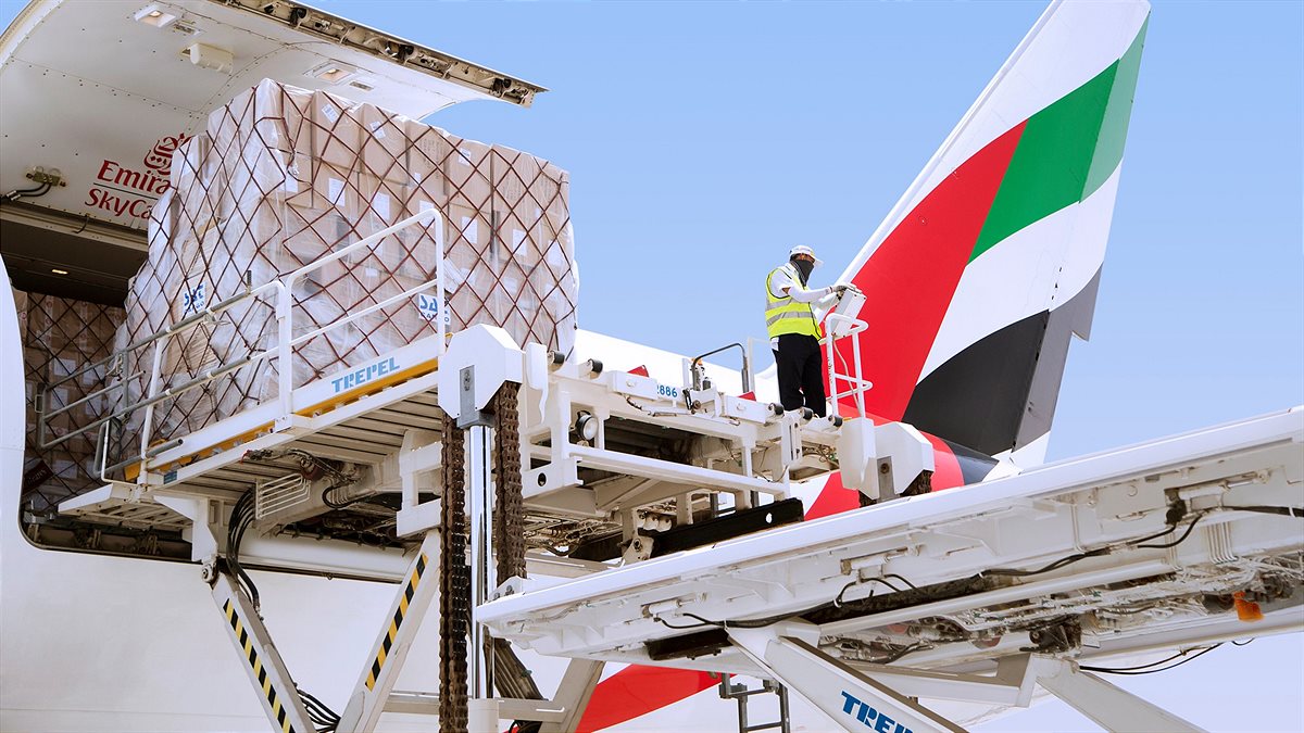 Emirates SkyCargo Frachtflugzeug