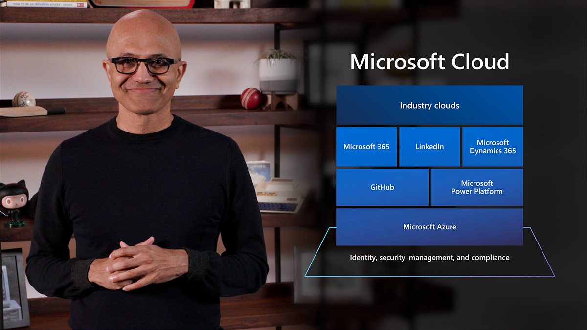 Satya Nadella bei der Microsoft Build 2021