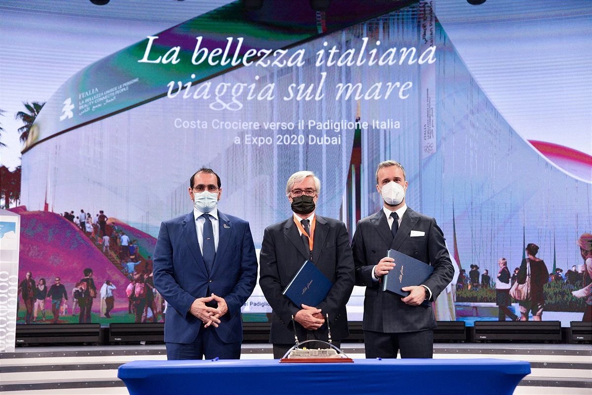 Costa Kreuzfahrten sponsert den Italien-Pavillon auf der Expo in Dubai