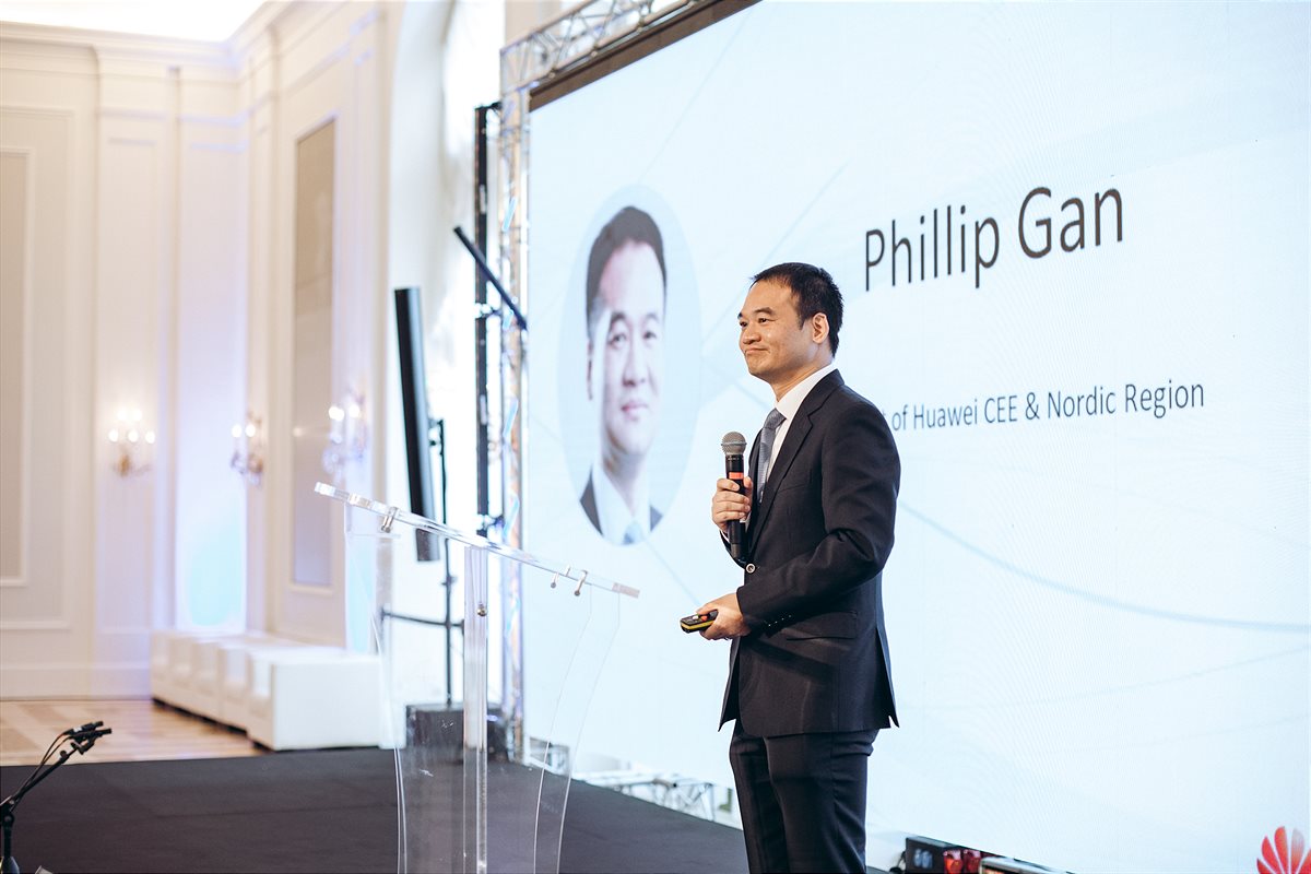 Phillip Gan am Huawei Innovation Day 