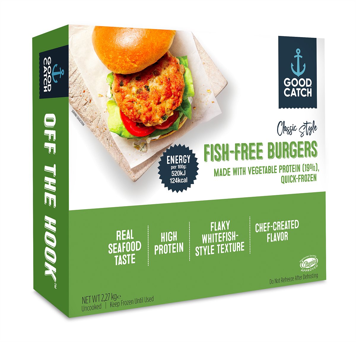 Good Catch Fish Free Burger vegan TK