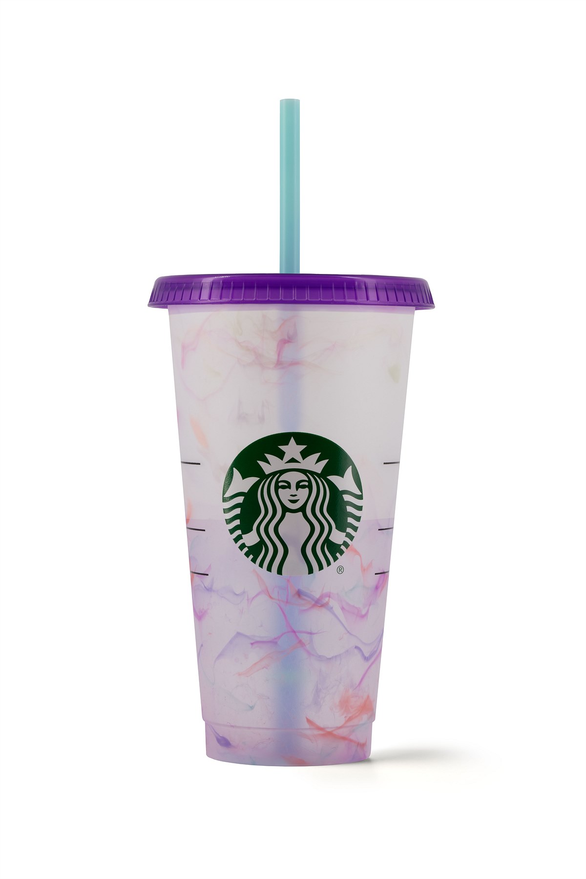 Reusable Cold Cup Swirl Colour Change