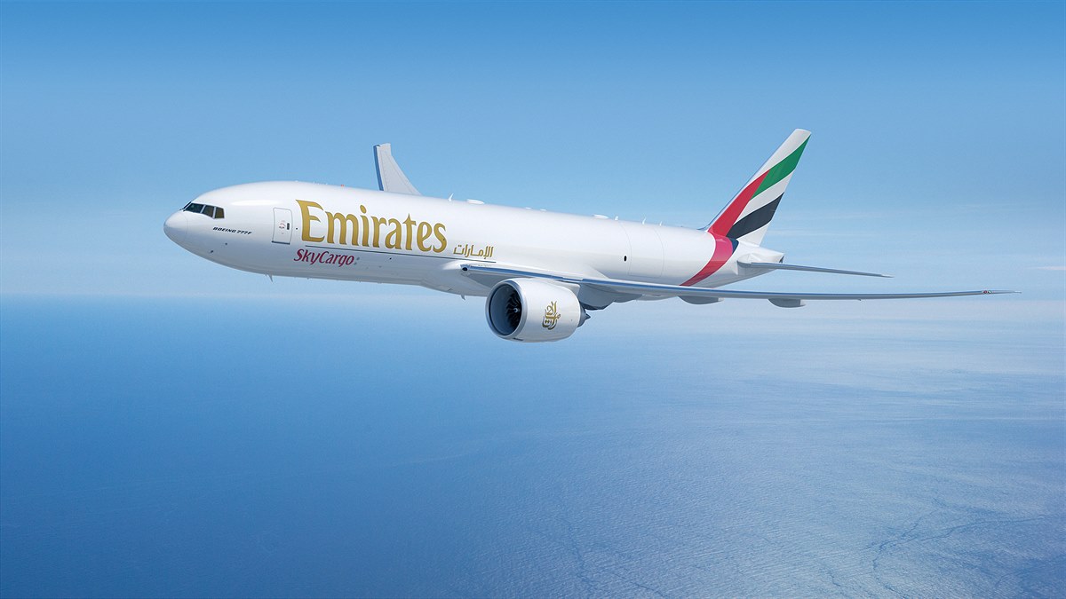 Neue Emirates Frachter