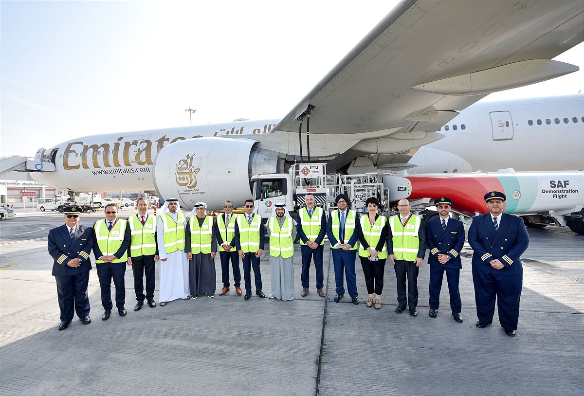 Emirates SAF Demonstrationsflug