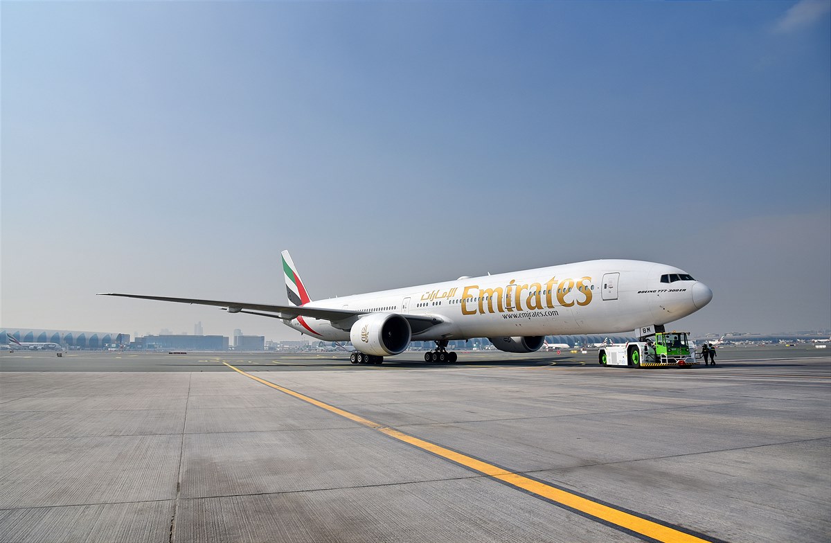 Emirates SAF Demonstrationsflug