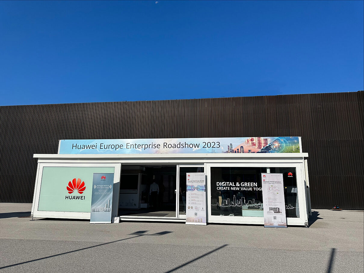 Die Huawei Europe Enterprise Roadshow 2023 in Innsbruck. 